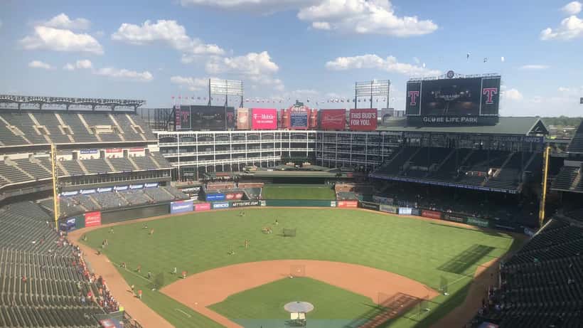 Globe Life Park baseball stadium in Arlington Texas home of the Texas Rangers