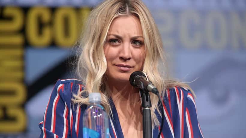 Kaley Cuoco, actrice américaine, lors d'un événement public