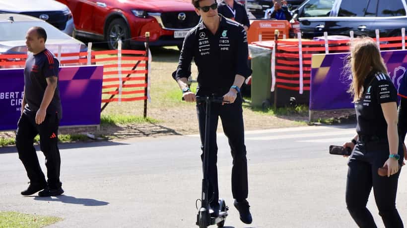 Toto Wolff al Melbourne Walk durante il Gran Premio d'Australia 2026