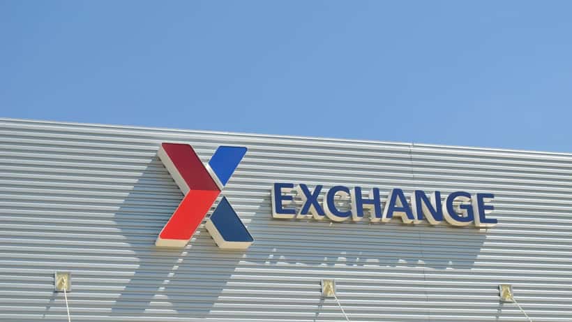 Exterior of the Exchange store at Fort Hood, Texas