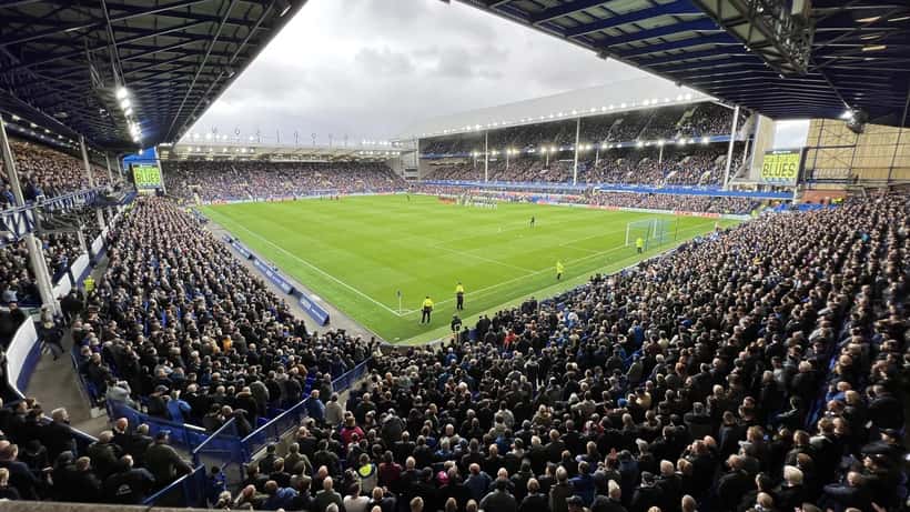 Goodison Park i Liverpool, hemmaplan för Everton i Premier League