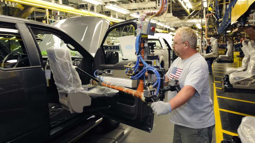 Ford fabrikk ansatte montasjelinje Kansas City