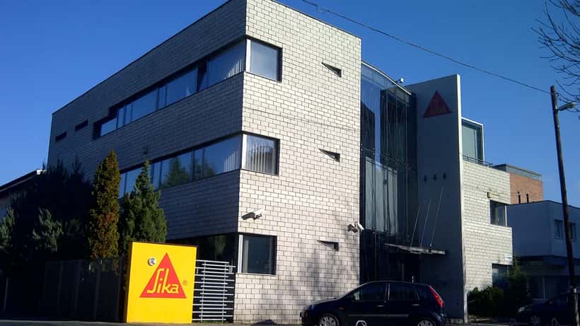 Siège social de Sika AG, groupe chimique suisse coté en bourse