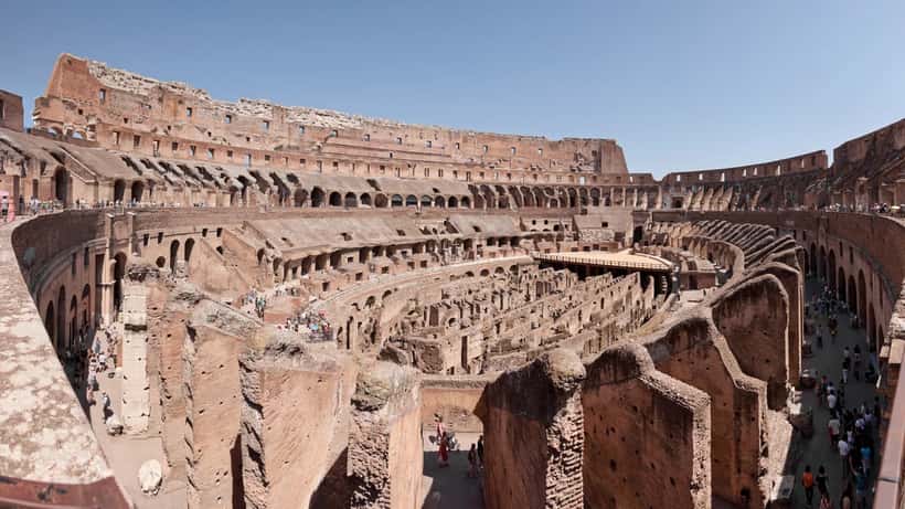 The Colosseum in Rome, Italy, under summer sun during the 2026 heatwave