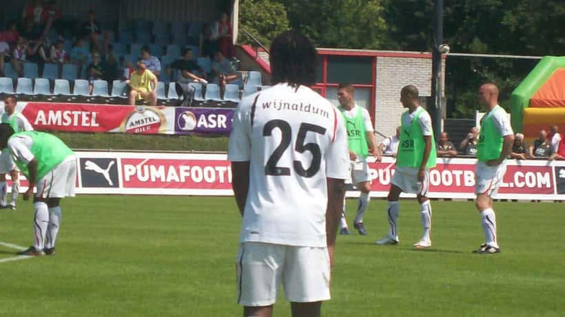 Georginio Wijnaldum in het Nederlands elftal-tenue