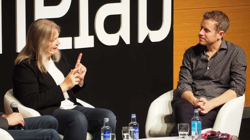 Geoff Keighley, Moderator der Summer Game Fest, bei der Gamelab-Konferenz