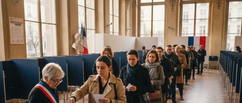 Danskere stemmer til folkeafstemning på valgdag 24. marts 2026 i Danmark