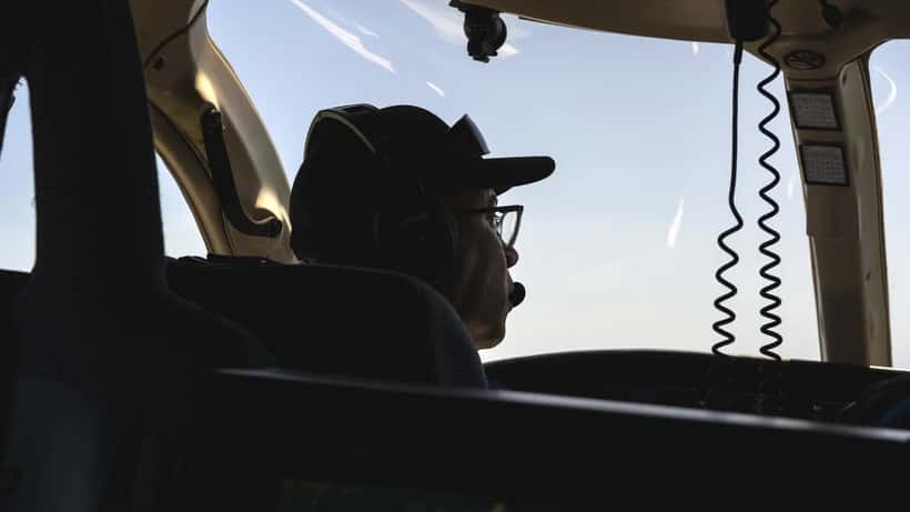 Cockpit i en Bell 429 helikopter – dansk pilot Rune Kyndal omkom i helikopterulykke i Grækenland august 2026