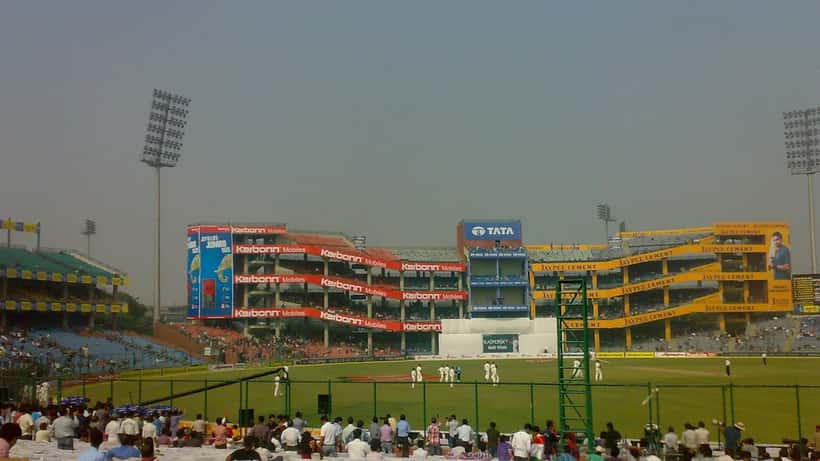 Feroz Shah Kotla cricket stadium in Delhi, India, hosting international ODI matches