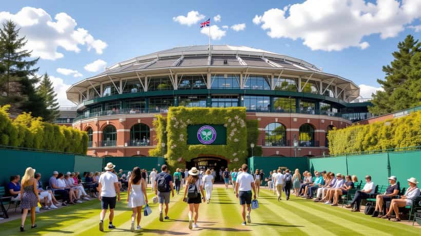 Wimbledon 2026 Centre Court schedule and spectators
