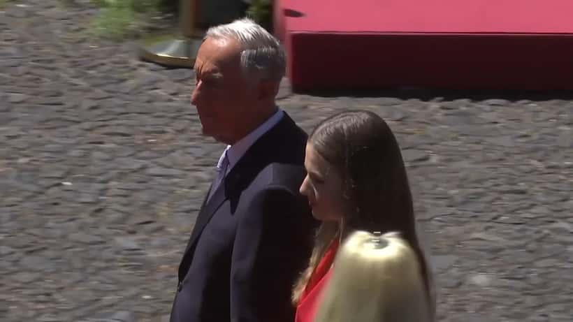 Princesa Leonor das Astúrias durante visita de Estado a Lisboa em 2025