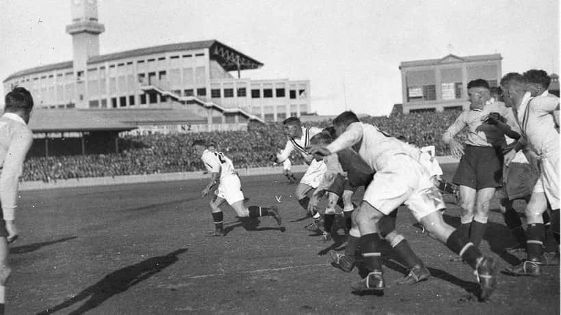 Historical NRL rugby league test match between England and Australia