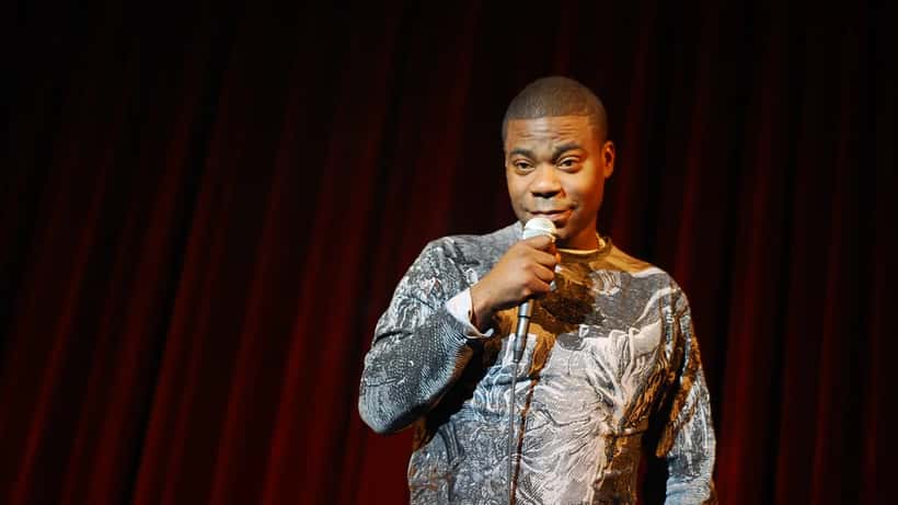 Tracy Morgan performing stand-up comedy live on stage