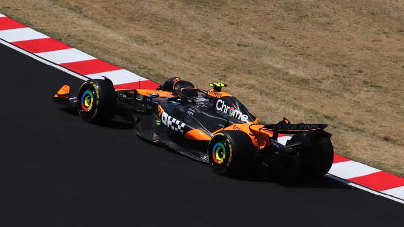 Lando Norris au volant de la McLaren lors du Grand Prix du Japon 2025
