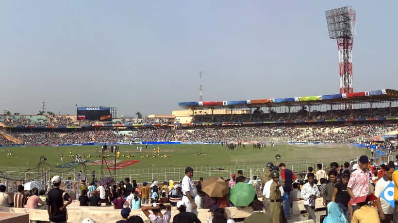 Eden Gardens cricketarena i Kolkata – känd IPL-arena för Royal Challengers Bengaluru