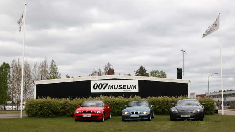 James Bond 007 Museum exhibit in Nybro, Sweden
