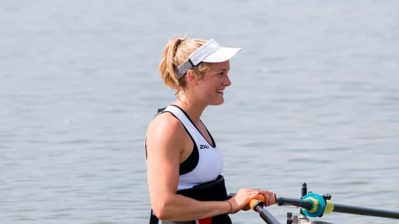 Birgit Skarstein i aksjon under para-roing