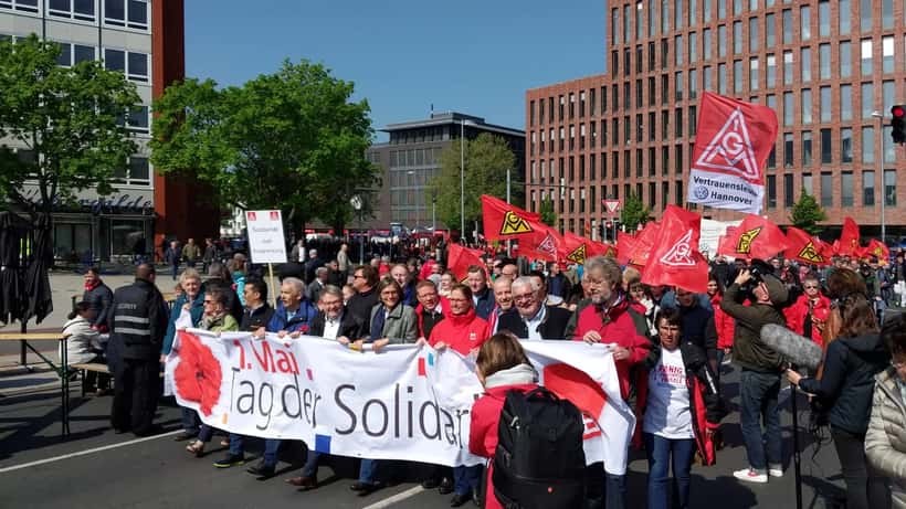 DGB-Demonstration zum Tag der Arbeit in Hannover, 1. Mai