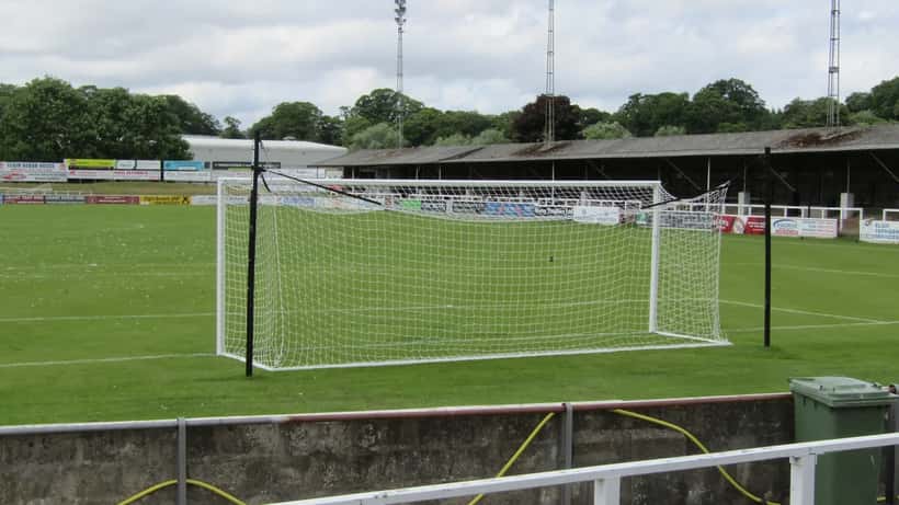Borough Briggs stadium, home of Elgin City FC, representing the manager suspension story and UK employment law