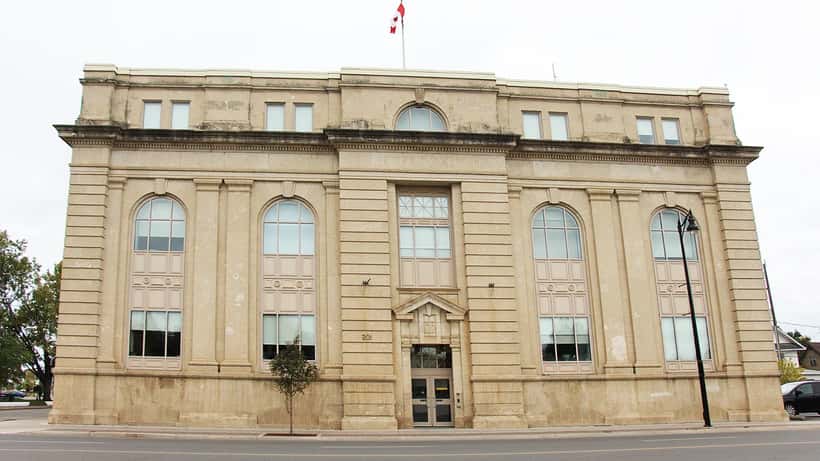 Canada Revenue Agency headquarters building in Ottawa, Government of Canada tax office
