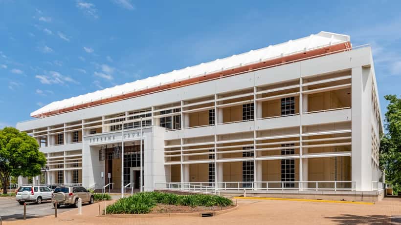 Darwin Supreme Court of Australia, exterior view of the Northern Territory's highest court building