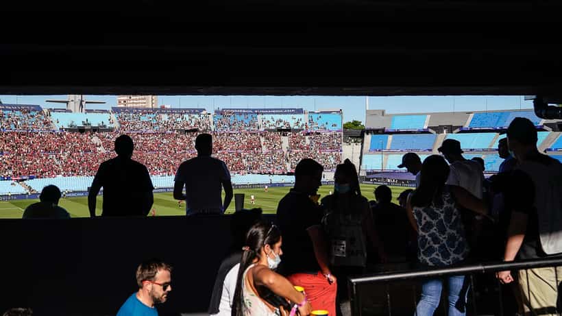 Partida da final da Copa Sudamericana 2021, jogadores em campo