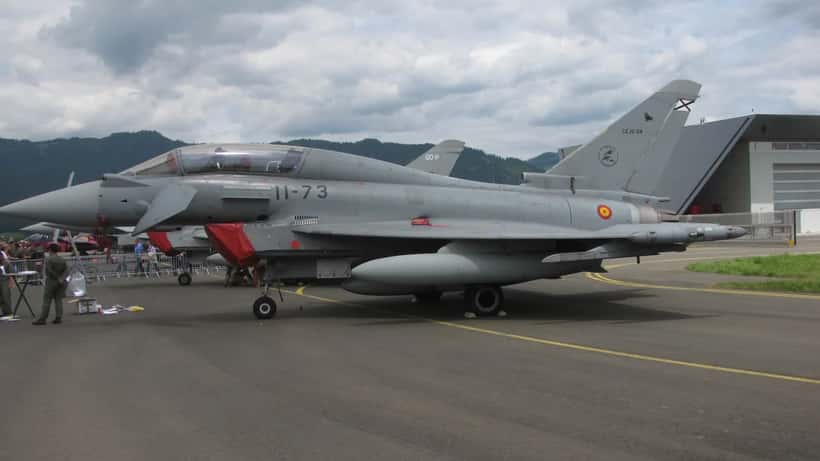 Eurofighter Typhoon bei der Airpower 2013 in Zeltweg