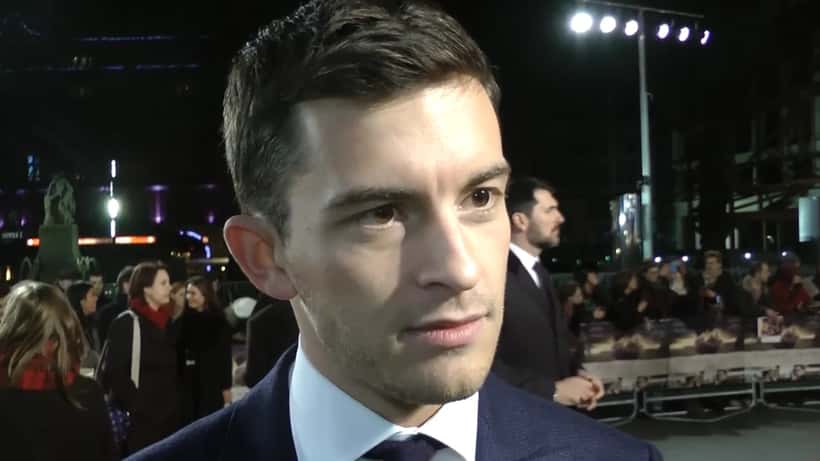 Jonathan Bailey at a UK film premiere, actor known for Bridgerton and Wicked