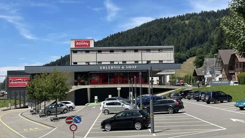 Bâtiment Kambly à Trubschachen, Berne, Suisse